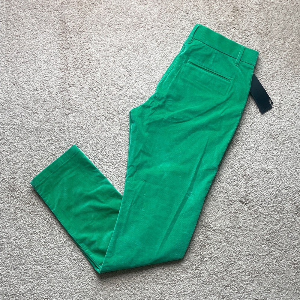NEW Greyson Corduroy Trouser Golf Pants in Serpentine Green (Size: 34x34)